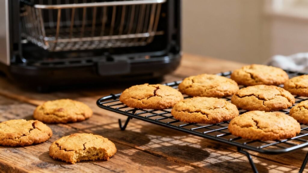 Bolachas de Proteína na Air Fryer Receita com 3 Ingredientes - InBrief - Simples, Direto, Essencial