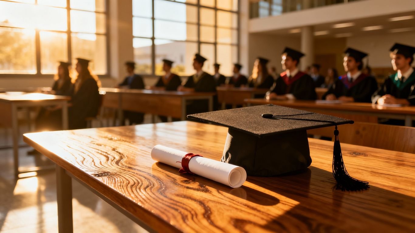 Estudantes em Portugal recebendo devolução de propinas.